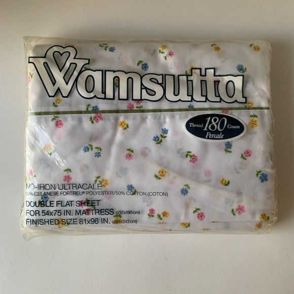 Jupe De Lit Twin Wamsutta – Coton Floral à Volants – Style Cottage – États-Unis